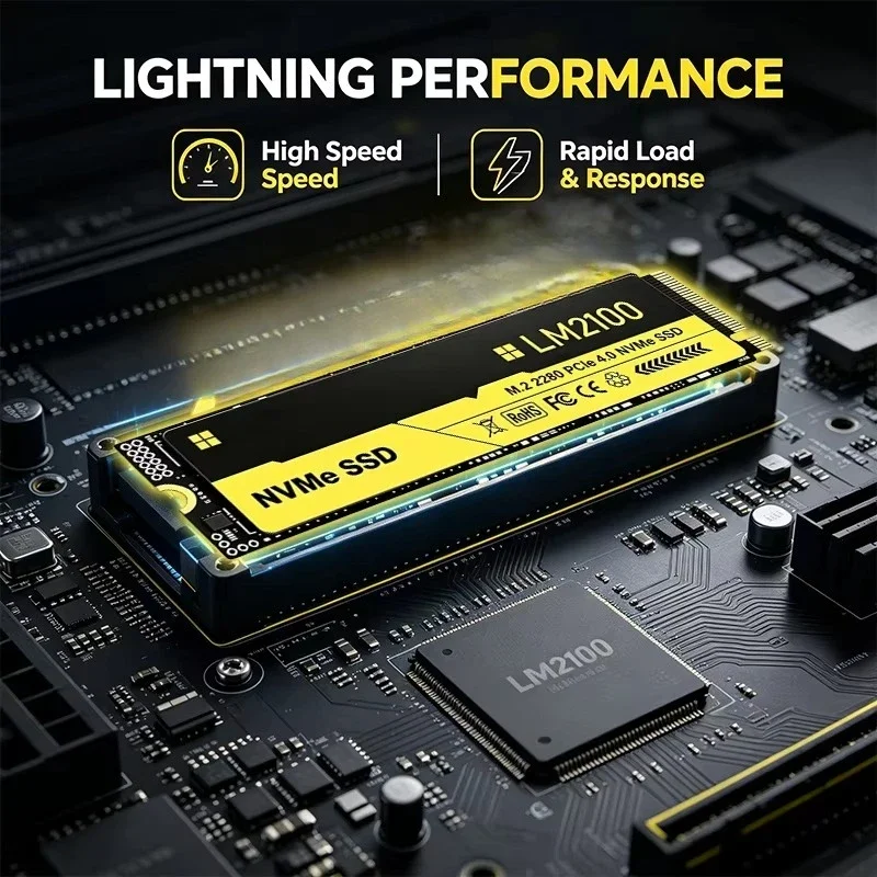 M.2 Nvme 4Tb Pcie 4.0 Ssd - Новый твердотельный накопитель LM2100 M.2 SSD,