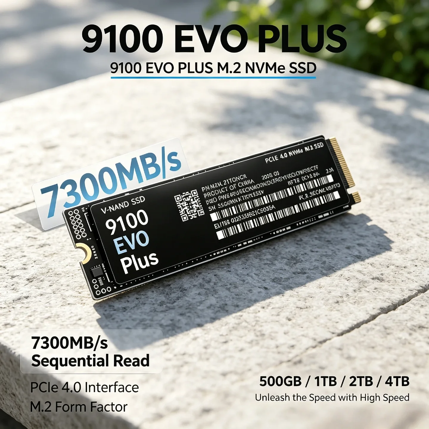 M.2 Nvme 4Tb Pcie 4.0 Ssd - 9100 EVO PLUS M.2 NVMe SSD