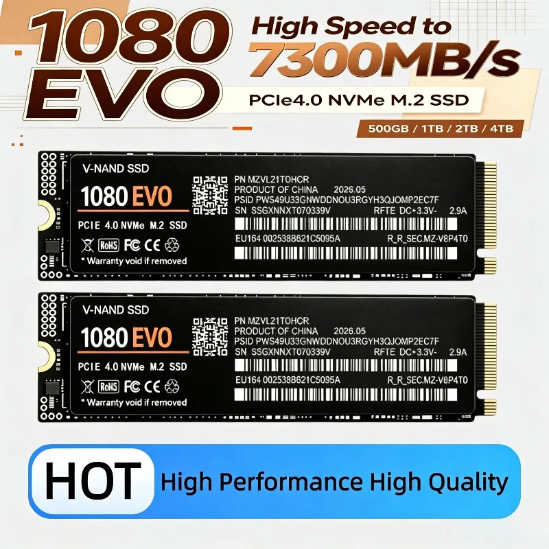 M.2 Nvme 4Tb Pcie 4.0 Ssd - 2026 НОВЫЙ 1080 EVO M.2 NVMe