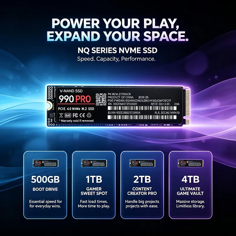 Оригинальный твердотельный нак – обзор и цена M.2 Nvme 4Tb Pcie 4.0 Ssd
