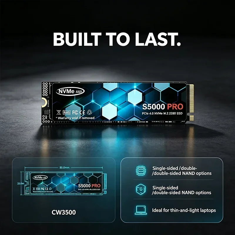 S5000 PRO M.2 SSD – твердотель – обзор и цена M.2 Nvme 4Tb Pcie 4.0 Ssd