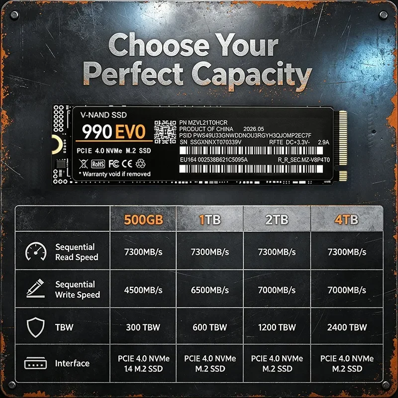 Оригинальный твердотельный нак – обзор и цена M.2 Nvme 4Tb Pcie 4.0 Ssd