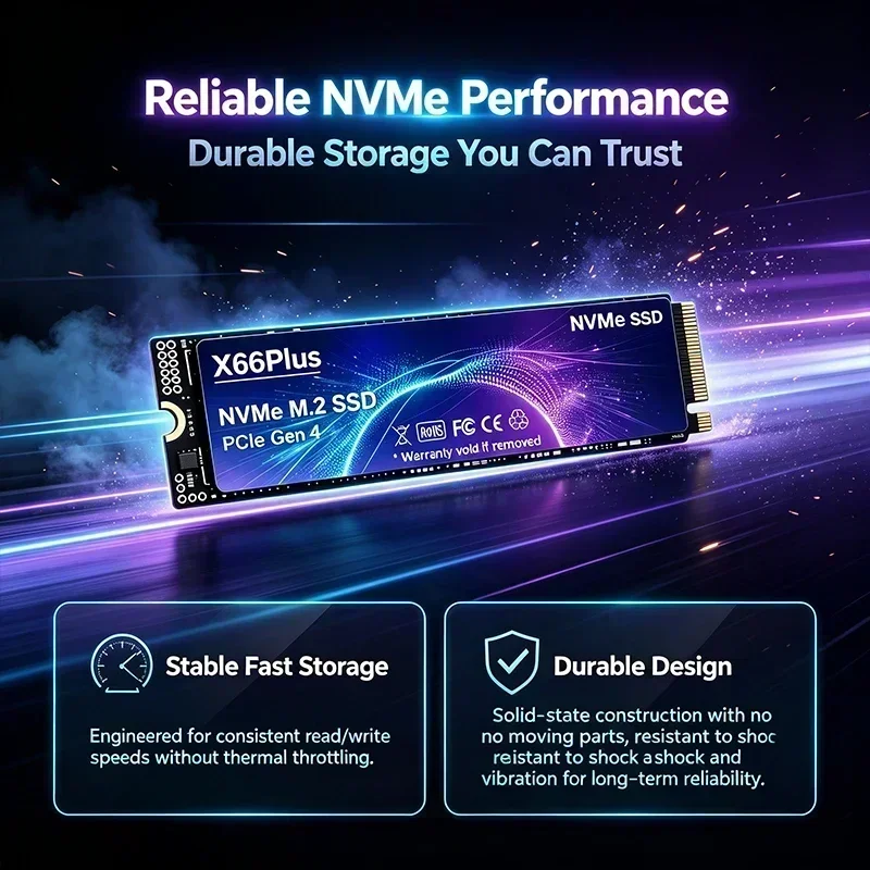 NVMe M.2 SSD PCIe 4.0 X66Plus: – обзор и цена M.2 Nvme 4Tb Pcie 4.0 Ssd