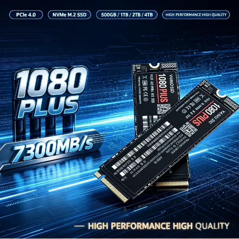 1080 Plus M.2 NVMe PCIe 4.0 SS – обзор и цена M.2 Nvme 4Tb Pcie 4.0 Ssd