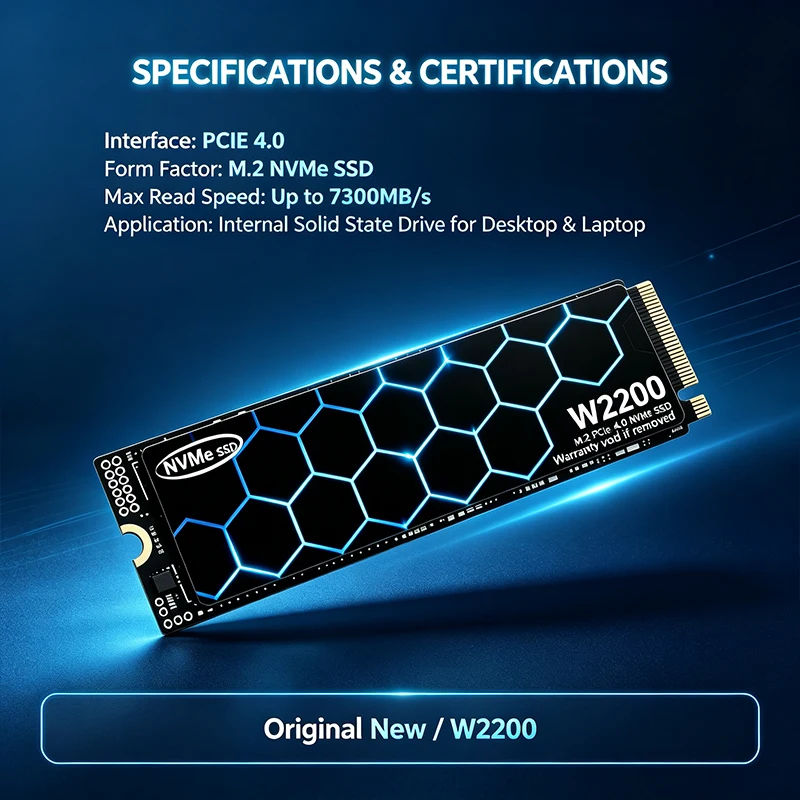 Новый высокоскоростной твердот – обзор и цена M.2 Nvme 4Tb Pcie 4.0 Ssd