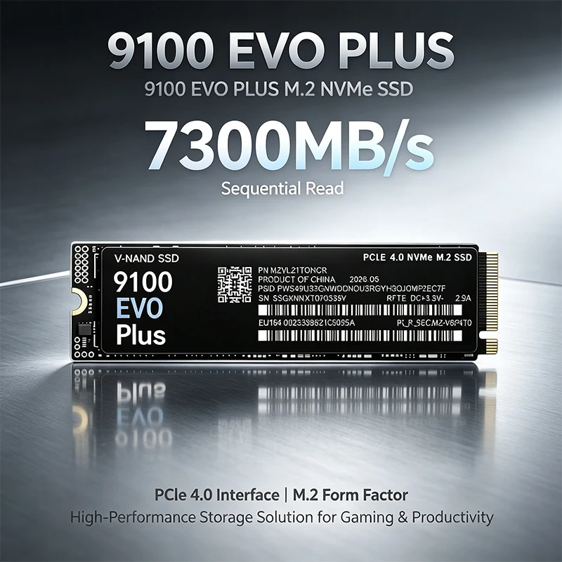 9100 EVO PLUS M.2 NVMe SSD – З – обзор и цена M.2 Nvme 4Tb Pcie 4.0 Ssd