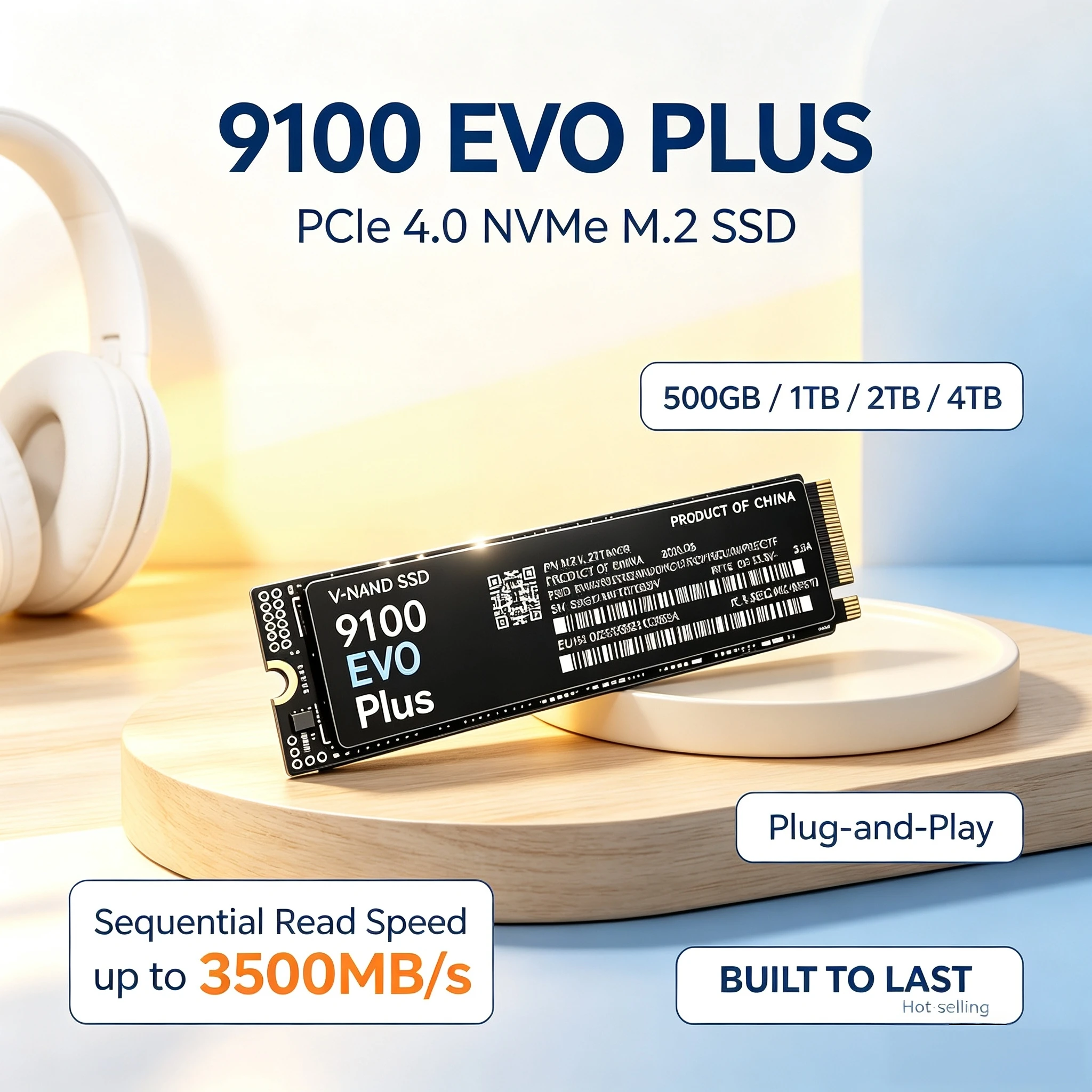 9100 EVO PLUS M.2 NVMe SSD: за – обзор и цена M.2 Nvme 4Tb Pcie 4.0 Ssd